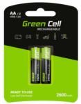 Green Cell Baterie Green Cell 2x AA HR6 2600mAh (GR05 Működési hőmérséklet -20 és 60 C Akkumulátor típusa: AA) Baterie reincarcabila