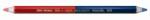KOH-I-NOOR Postairón, hatszögletű, vastag, KOH-I-NOOR "3423", piros-kék (12 db)