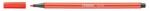 STABILO Filctoll, 1 mm, STABILO "Pen 68", világos piros (TST6840) - pritone