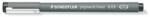 STAEDTLER Tusfilc, 0, 05 mm, STAEDTLER "Pigment Liner 308", fekete (TS3080059) - tonerprint