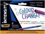 BIC Tűfilc készlet, színváltó, 0, 4 mm, BIC "Intensity Colour Change", 6 különbözõ szín (6 db)