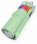 STAEDTLER Tűfilc készlet feltekerhetõ tolltartóban, 0, 3 mm, STAEDTLER "Triplus® 334", 20 különbözõ szín (20 db)