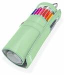 STAEDTLER Tűfilc készlet feltekerhetõ tolltartóban vegyes színekben, 0, 3 mm, STAEDTLER "Triplus® 334", 20 különbözõ szín (20 db) (TS334PC20)