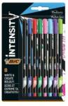 BIC Tűfilc, 0, 4 mm, BIC "Intensity", 8 különbözõ szín (8 db) (BC946047K)