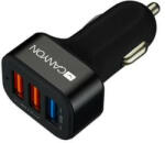 CANYON Autós töltő, 3xUSB, QC 3.0, 2, 1A, CANYON "C-07 (CAC07B) - onlinepapirbolt