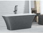 Besco Cada freestanding dreptunghiulara Besco Assos Glam compozit 160x70 cm, argintiu (WMD-160-AS)