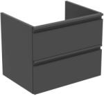 Ideal Standard Tesi Masca lavoar baie cu doua sertare 60x44 cm, negru mat (T0050ZT)
