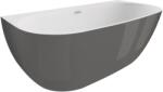 SPATIO Cada freestanding semirotunda Spatio Risa acril 170x80 cm, antracit (CPC-00444)