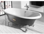 Roca Cada freestanding ovala Roca Newcast fonta 170x85 cm, exterior gri (233650000)