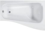 Belform Cada baie semirotunda asimetrica Belform Senso acril 150x100 cm, stanga (27CB0004)