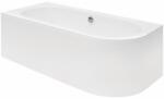Besco Cada baie pe colt semirotunda asimetrica Besco Avita acril 170x75 cm (WAV-170-NL)