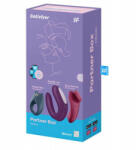Satisfyer Partner Box 3. alsóba helyezhető vibrátor, párvibrátor és péniszgyűrű szett - ovszer-vasarlas
