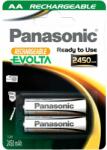 Panasonic AA-P6 Evolta 2450mAh 1, 2V tölthető elem 2db/bliszter (PANP-6E2450MAH)