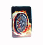 Altx_zapalovač Benzines öngyújtó világító kerékmotívummal (č.2)