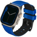 Uniq Linus Airosoft Apple Watch 42/44/45/49mm szilikon szíj, verseny kék (UNIQ-49MM-LINUSRBLU) - speedshop