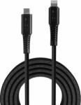 Lindy 31285 USB-C apa - Lightning apa 2.0 Adat és töltőkábel - Fekete (0.5m) (31285)