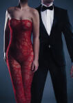 SESSO Le Desir Alina Bodystocking Red