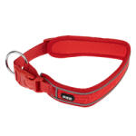  TIAKI TIAKI Soft & Safe Zgardă roșie pentru câini - Mărimea L: 55 65 cm circumferința gâtului, B 45 mm