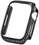 gigapack Műanyag keret (BUMPER, ütésálló, karbon minta) FEKETE [Apple Watch Series 7 45mm] (5996591132457) (5996591132457)
