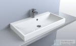 LunArt Atty 800 79, 4x41, 7 cm-es beépíthető öntöttmárvány mosdó, fényes fehér 5999123005717 (5999123005717)