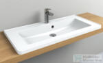 LunArt Mylah 900 90x43 cm-es beépíthető öntöttmárvány mosdó, fényes fehér 5999123006837 (5999123006837)