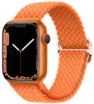 BSTRAP Elastic Nylon szíj Apple Watch 42/44/45mm, orange (SAP013C38)