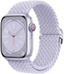 BSTRAP Elastic Nylon szíj Apple Watch 42/44/45mm, misty purple (SAP013C56)