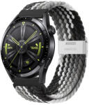 BSTRAP Elastic Nylon 2 szíj Garmin Vivoactive 4, black qiao (SSG027C0705)
