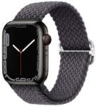 BSTRAP Elastic Nylon szíj Apple Watch 38/40/41mm, space gray (SAP013C11)