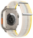 BSTRAP Velcro Nylon szíj Apple Watch 38/40/41mm, starlight (SAP016C11)