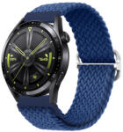 BSTRAP Elastic Nylon szíj Huawei Watch GT2 42mm, cold blue (SSG024C0307)