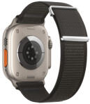 BSTRAP Velcro Nylon szíj Apple Watch 38/40/41mm, black (SAP016C03)
