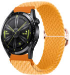 BSTRAP Elastic Nylon szíj Huawei Watch 3 / 3 Pro, orange (SSG025C0709)