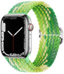 BSTRAP Elastic Nylon szíj Apple Watch 42/44/45mm, lime (SAP013C44)