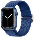 BSTRAP Elastic Nylon szíj Apple Watch 38/40/41mm, cold blue (SAP013C01)