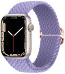 BSTRAP Elastic Nylon szíj Apple Watch 38/40/41mm, lavander (SAP013C19)