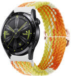 BSTRAP Elastic Nylon szíj Huawei Watch 3 / 3 Pro, fragrant orange (SSG025C1309)