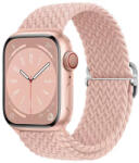 BSTRAP Elastic Nylon szíj Apple Watch 42/44/45mm, creamy pink (SAP013C53)