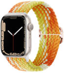 BSTRAP Elastic Nylon szíj Apple Watch 42/44/45mm, fragrant orange (SAP013C45)