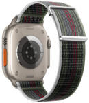 BSTRAP Velcro Nylon szíj Apple Watch 42/44/45mm, midnight (SAP016C20)