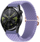 BSTRAP Elastic Nylon szíj Huawei Watch 3 / 3 Pro, lavender (SSG025C0609)