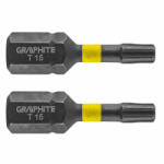 GRAPHITE torziós ütvecsavarozó bit Tx15x25mm, (2db/csomag) (56H512)