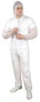 GUARDER PP overál, fehér, zippes, kapucnis 4XL
