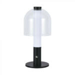 V-TAC 2W LED Tölthető Asztali lámpa - 1800mAh átlátszó búrával - 7988 - v-tachungary