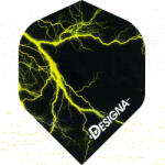 DESIGNA - Lightning Strike Sárga - 100 Mikron - Darts Toll (f0215)
