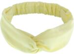 MAKEUP Bentiță cosmetică Knit Twist, galben pal - MAKEUP Hair Accessories