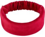 MAKEUP Bentiță pentru păr, din piele întoarsă ecologică, roșie Suede Classic - MAKEUP Hair Accessories
