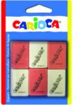 CARIOCA Szögletes radír szett két színnel 6 db (42863)