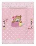  Babastar puha pelenkázó lap 50*70 cm - It's a girl ! maci cumisüveg rózsaszín
