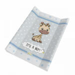  Babastar puha 2 ékes pelenkázó lap 50*70 cm - it's a boy ! zsiráf szürke